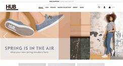 Desktop Screenshot of hubfootwear.com